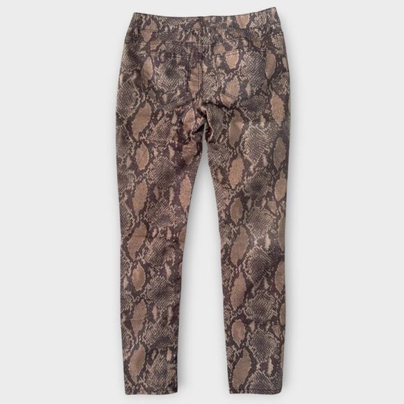 Material Girl Snake Print Ankle Pants Size 3 - Picture 6 of 7